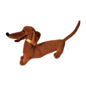 H.A.'s Pretzel Dachshund Stuffed Animal – Bendable Wiener Dog Plush Toy 14"